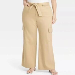 Ava & Viv Tan Cargo Pants